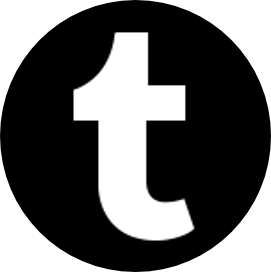 Button - Black - Tumblr