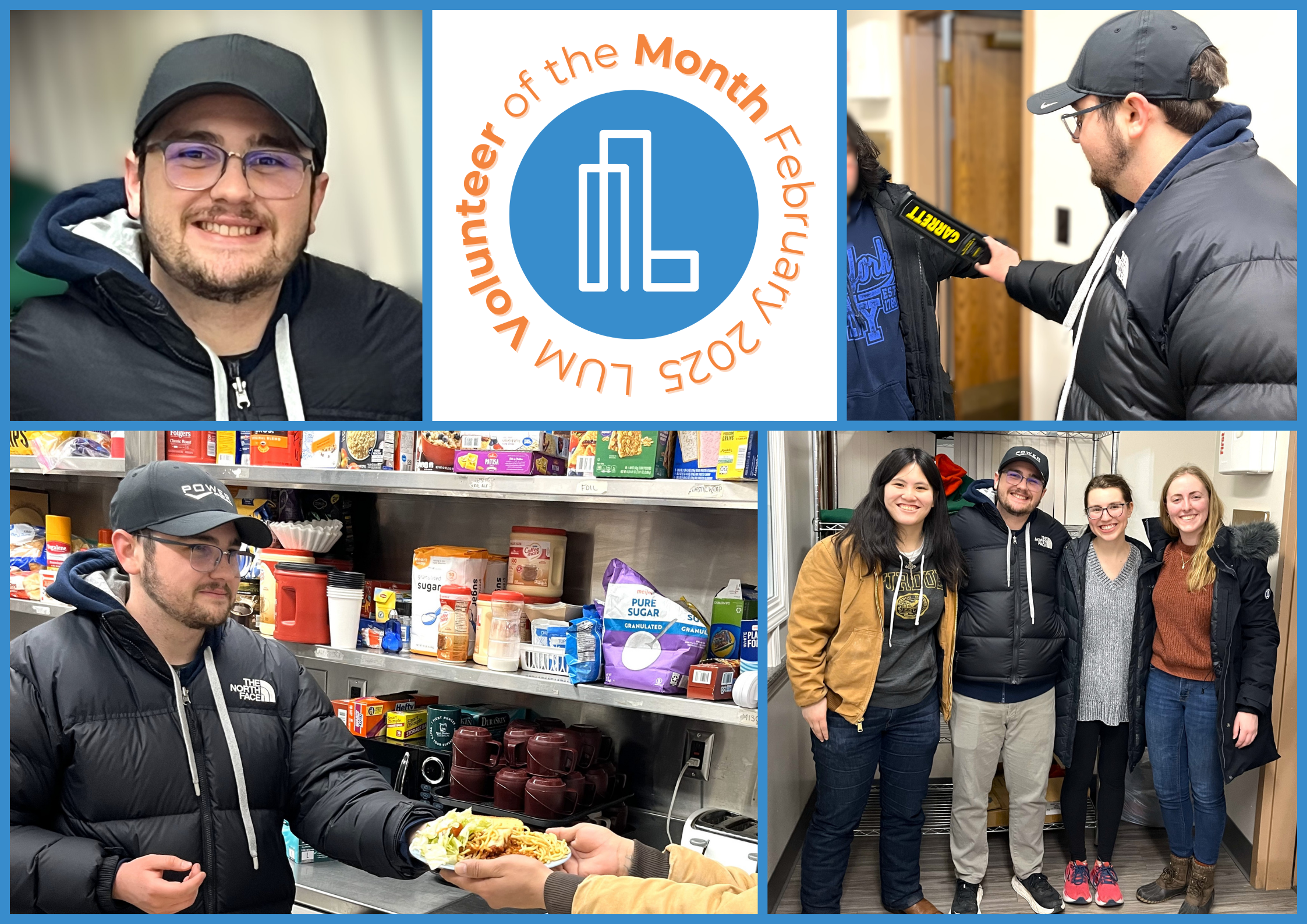 LUM Volunteer of the Month - Jacob Polinski - Lafayette Urban Ministry